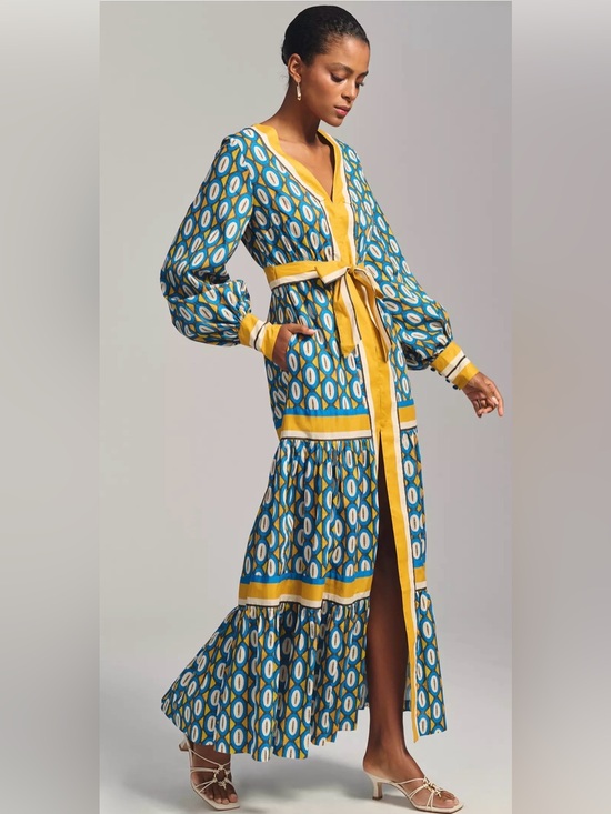Anthropologie Dresses & Skirts - Anthropologie Hope for Flowers by Tracy Reese Tiered Robe Dress